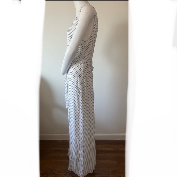 Ale by Alessandra Taura Maxi Polka Dot Deep V Neck Dress - Picture 6 of 10